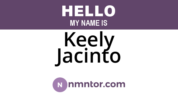 Keely Jacinto