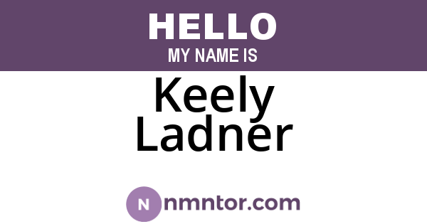 Keely Ladner