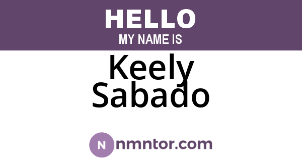 Keely Sabado