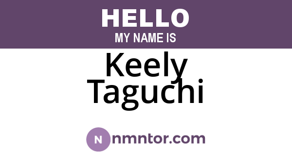 Keely Taguchi