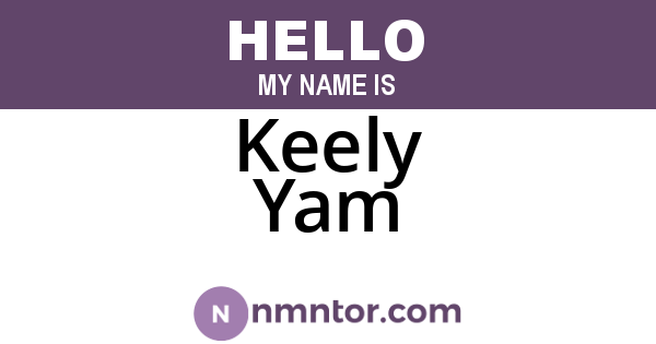 Keely Yam