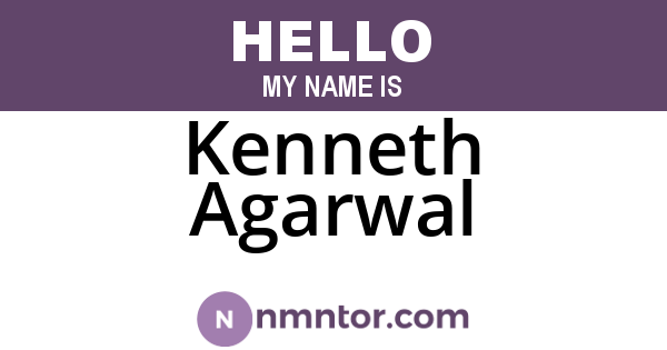 Kenneth Agarwal