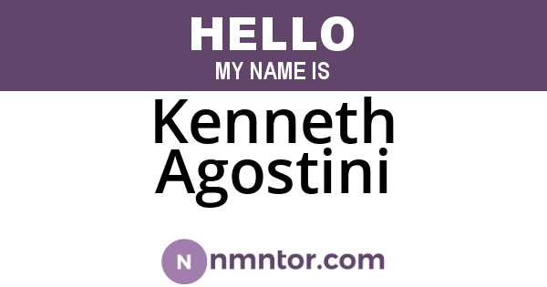 Kenneth Agostini