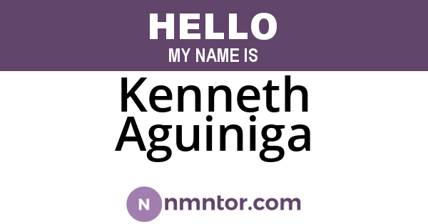 Kenneth Aguiniga