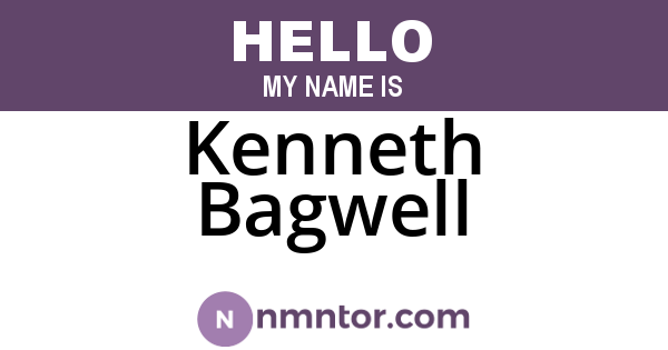 Kenneth Bagwell