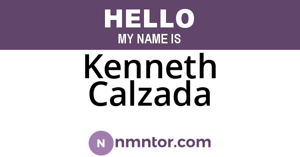 Kenneth Calzada
