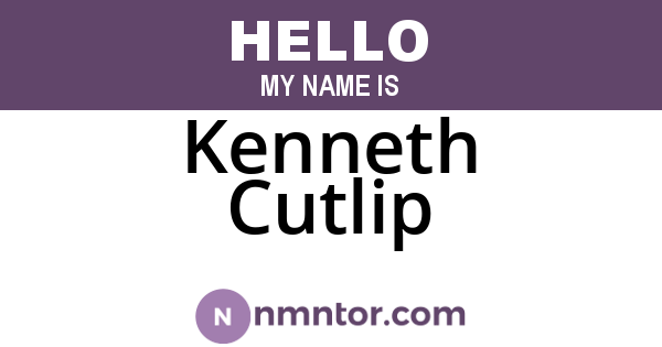 Kenneth Cutlip