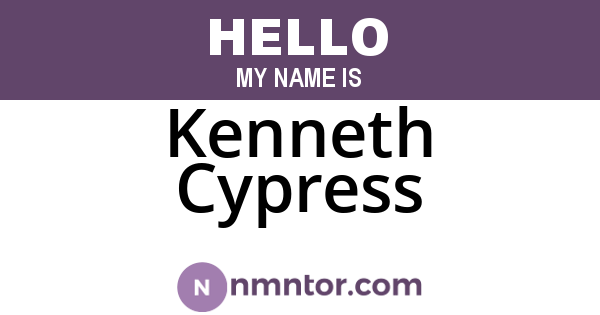 Kenneth Cypress