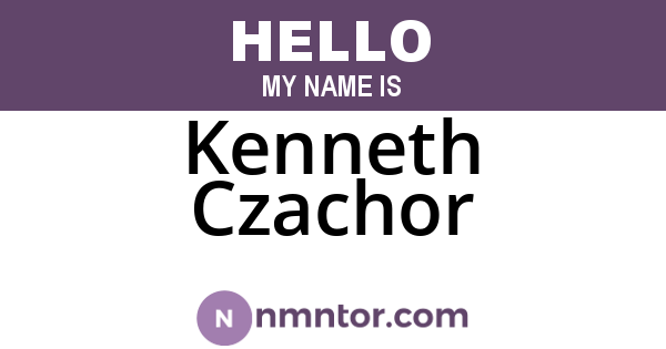 Kenneth Czachor