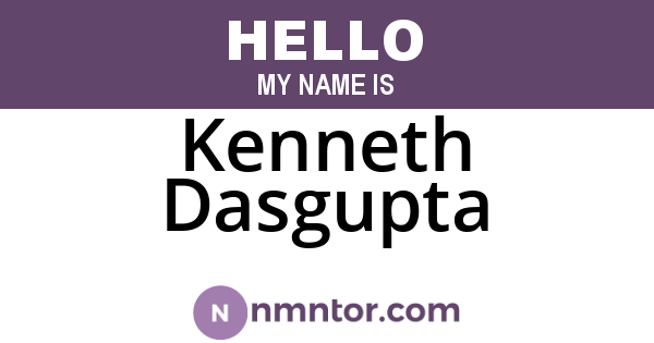 Kenneth Dasgupta