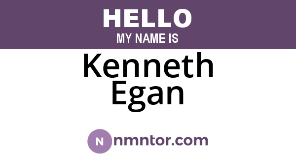 Kenneth Egan