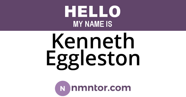 Kenneth Eggleston