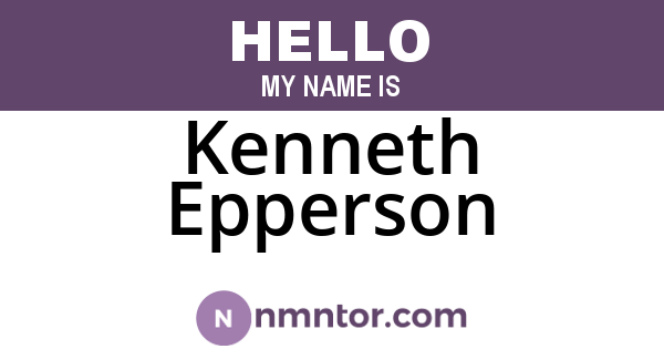 Kenneth Epperson
