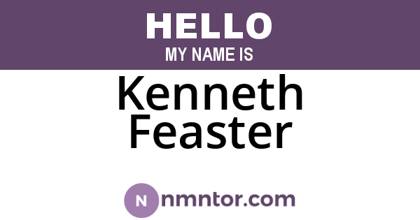 Kenneth Feaster