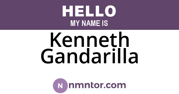 Kenneth Gandarilla