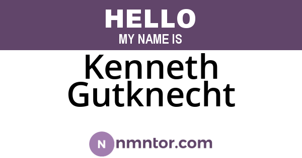 Kenneth Gutknecht
