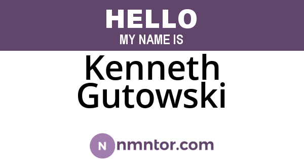 Kenneth Gutowski