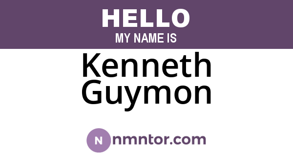 Kenneth Guymon