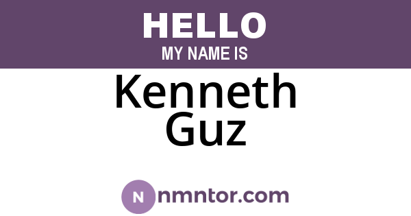 Kenneth Guz