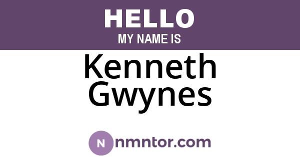 Kenneth Gwynes