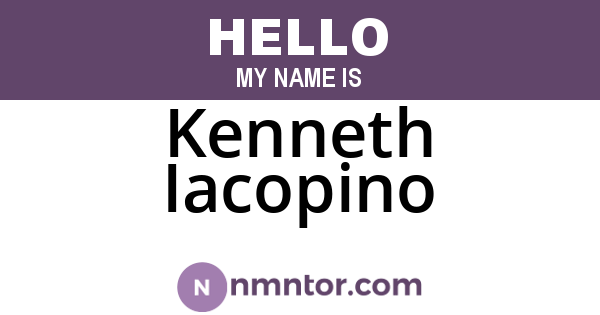 Kenneth Iacopino