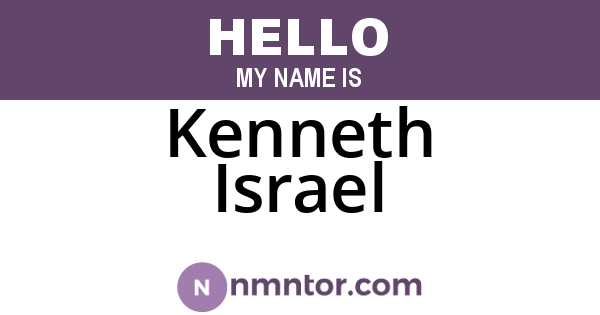 Kenneth Israel