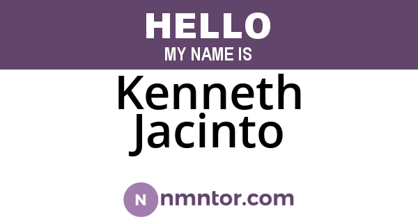 Kenneth Jacinto