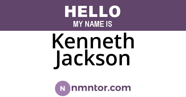 Kenneth Jackson