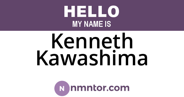 Kenneth Kawashima