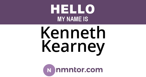 Kenneth Kearney