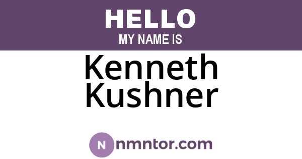 Kenneth Kushner