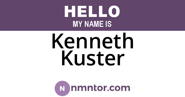 Kenneth Kuster
