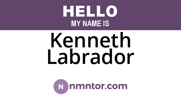 Kenneth Labrador