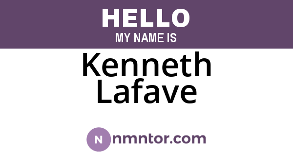 Kenneth Lafave