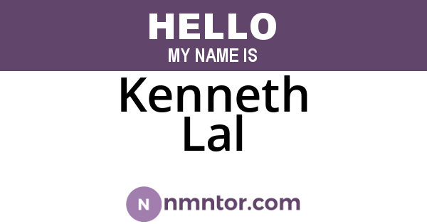 Kenneth Lal