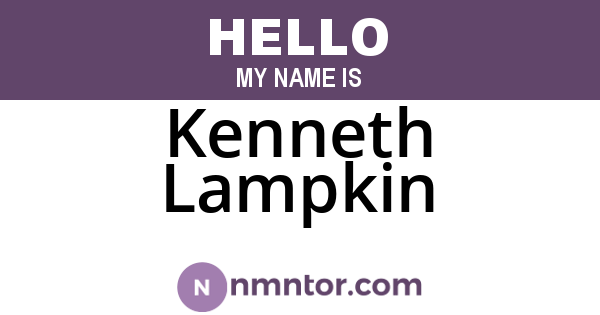 Kenneth Lampkin