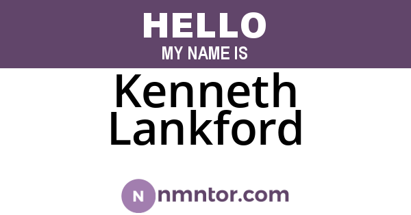 Kenneth Lankford