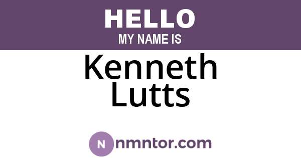 Kenneth Lutts
