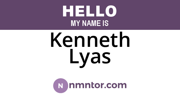 Kenneth Lyas