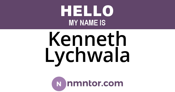 Kenneth Lychwala
