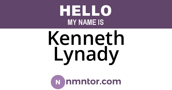 Kenneth Lynady