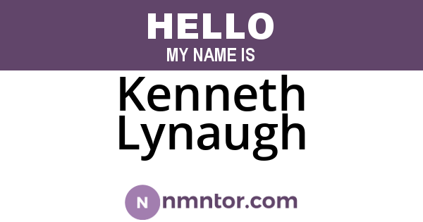Kenneth Lynaugh