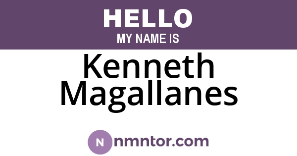Kenneth Magallanes