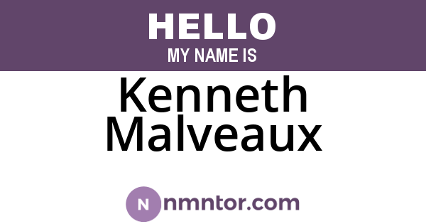 Kenneth Malveaux