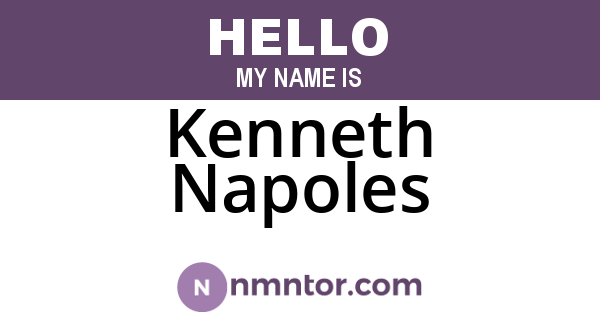 Kenneth Napoles