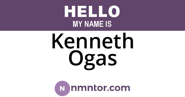Kenneth Ogas