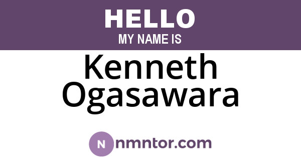 Kenneth Ogasawara