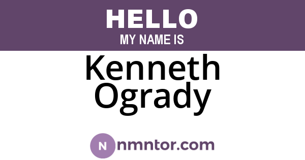 Kenneth Ogrady