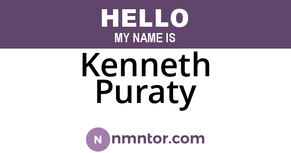 Kenneth Puraty