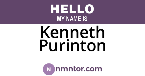 Kenneth Purinton